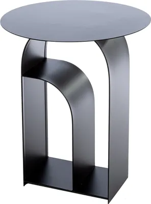 Produktbild von Casablanca by Gilde Beistelltisch Memphis schwarz H. 61 cm, 74180