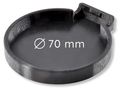 Produktbild von Ersatzdeckel für Bodenhülse - Passend für 70 mm Bodendübel - Für Wäschespinne und Sonnenschirm - Grau