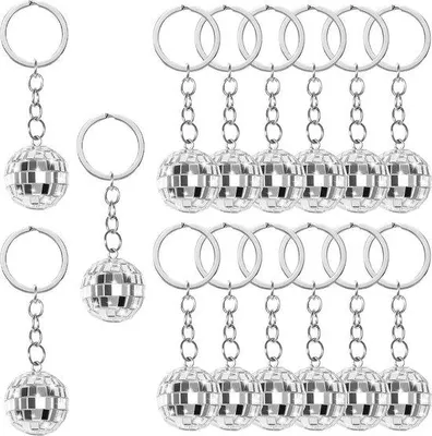 Produktbild von Minispiegelball Hanger Silber 70er