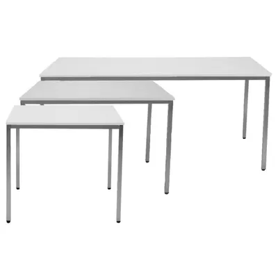 Obrázek produktu pro Stůl 800x800 mm světle šedý/světle šedý
