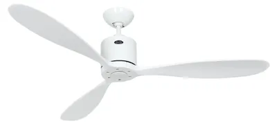Image de Ventilateur de plafond à basse consommation avec télécommande Aeroplan Eco Blanc / Blanc 132 cm