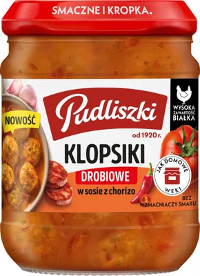 Obrázok produktu pre Kluski drobiowe z chorizo PUD 440 g