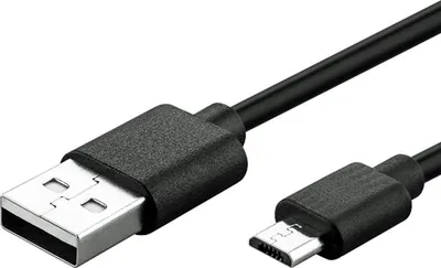 Produktbild von Micro-USB Schnellladekabel 1 Meter schwarz, micro-USB Sync- & Ladekabel