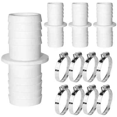Immagine prodotto di Adattatore per piscina, raccordo per tubo da 32 mm a 32 mm, confezione da 4 pezzi, in PVC