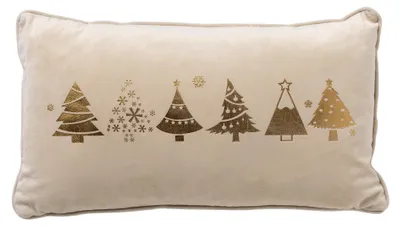 Produktbild von Textino Kissenbezug Trees 30x50 cm Weiß