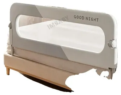 Produktbild von Bettgitter für Babys, verstellbare Länge, tragbares Design, Upgrade Grau-200CM