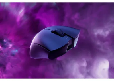 Zdjęcie produktu dla Razer DeathAdder V3 Pro, Po prawej stronie, Optyczny, RF Wireless + USB Type-C, 30000 DPI, Czarny