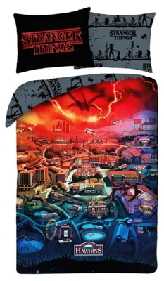 Produktbild von Stranger Things Bettwäsche Ver. 1 140 x 200 cm / 70 x 90 cm