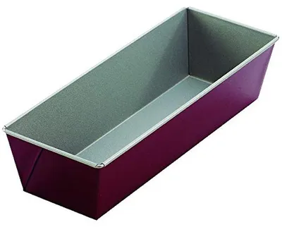 Productafbeelding van Bakvorm Koek - Taartvorm - Zelf Bakken - Antiaanbaklaag - 30 cm - Grijs/Rood