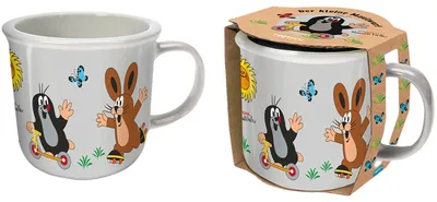 Obrázek produktu pro Trötsch, "Malý jezevec" – porcelánová hrnek. Sportovní motiv: hrnek na kávu, hrnek na čaj. Nápad na dárek, hrnek