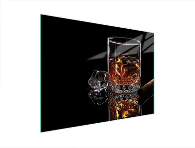 Produktbild von Glasschneidebrett 40x30 Whisky