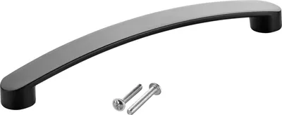 Produktbild von Möbelgriff BLACKLINE VI BA 160 mm schwarz matt