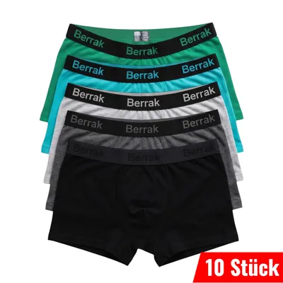 Produktbild von 10er Pack Gr. S-3XL Boxershorts Herren Retroshorts Unterhosen