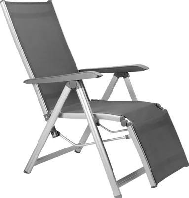 Produktbild von KETTLER Basic Plus Relaxsessel, silber/anthrazit, Aluminium/Outdoorgewebe