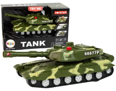 Produktbild von Leantoys Militärpanzer Reibungsantrieb Ton Licht