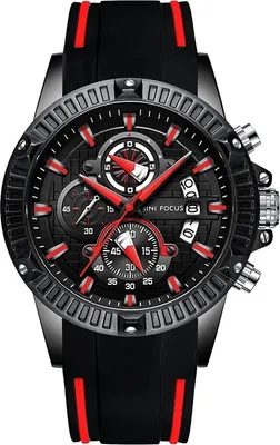 Produktbild von Mini Focus Uhr - Schwarz/Rot für Herren KP14331