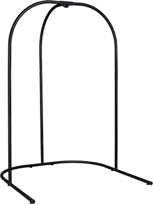 Imagen del producto de - Estructura de acero para sillones colgantes, apta para uso en interiores y exteriores. Estructura de acero galvanizado para sillones colgantes y columpios para niños. (Color: antracita)