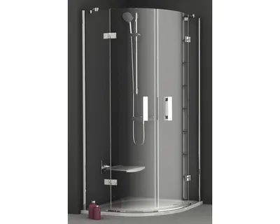 Zdjęcie produktu dla Kabina prysznicowa RAVAK Smartline SMSKK4-90 chrom+przezroczyste podwójne drzwi 3S277A00Y1