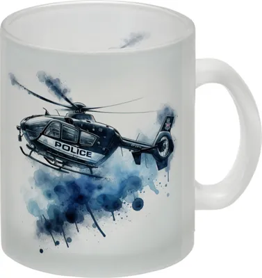 Produktbild von Police Hubschrauber Glas Tasse
