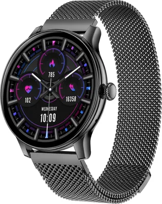 Produktbild von INF Multifunktionale Smartwatch mit Bluetooth-Anruffunktion für den Alltag Schwarz