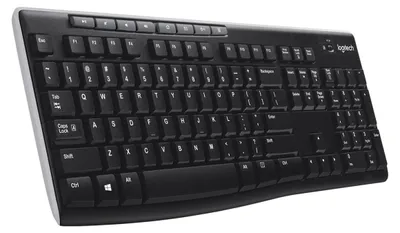 Immagine prodotto di Logitech Wireless Keyboard K270 - Tastatur - kabellos - 2,4 GHz - USA/Europa (920-003738)