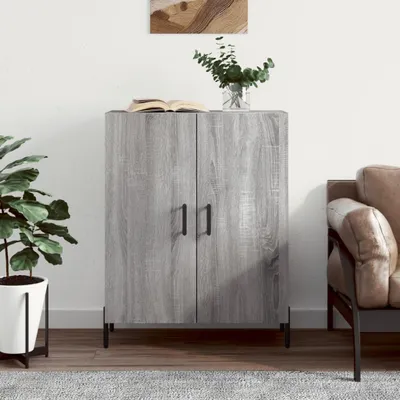 Zdjęcie produktu dla vidaXL Kredens szary Sonoma 69,5x34x90 cm Materiał drewnopochodny