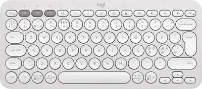Zdjęcie produktu dla Klawiatura bezprzewodowa Pebble Keys 2 K380s - biała