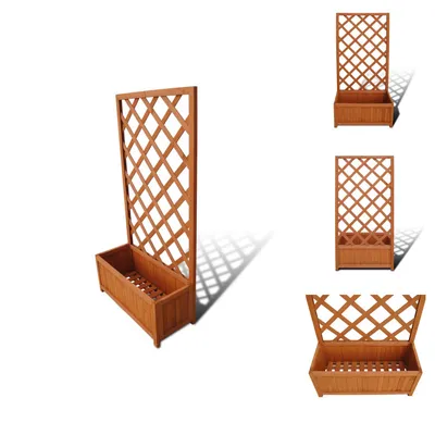 Image de Bac à plantes avec tuteur 70 x 30 x 135 cm -  Pots de fleurs et bacs à plantes