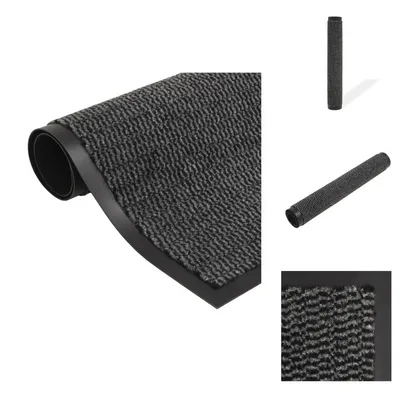 Obrázok produktu pre vidaXL Rohožka na zachytávanie nečistôt obdĺžniková všívaná 80x120 cm antracitová - Rohožky