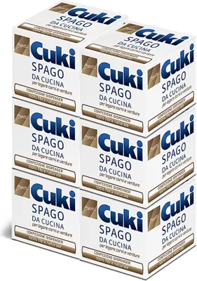 Produktbild von CUKI 52001 Küchenschnur für Fleisch und Gemüse, 60 m, 6 Packungen