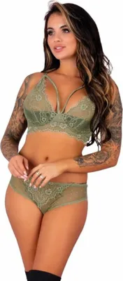 Produktbild von Livco Corsetti Fashion - Kiefer Lc 90667 BH +  Hö schen Khaki