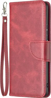 Produktbild von König Design Hülle kompatibel mit ZTE Blade A71 Kunstleder Handyhülle - Handy Case Rot