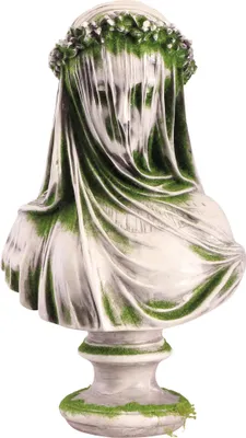 Produktbild von Büste einer Geisterfrau aus Kunstharz 34 cm Halloween Deko -