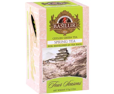 Zdjęcie produktu dla Basilur SPRING TEA herbata zielona WIŚNIA - 25x1,5g