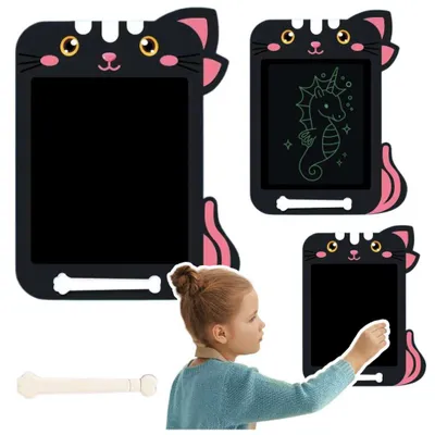 Produktbild von Lean Lcd-Stift Schreibtafel Katze Schwarz