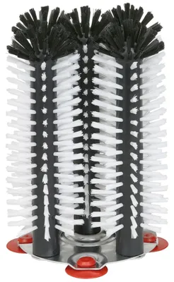 Immagine prodotto di Spazzole lavabicchieri, Spazzola per lavare i bicchieri con base in metallo - Delfin, 5 x 25 cm