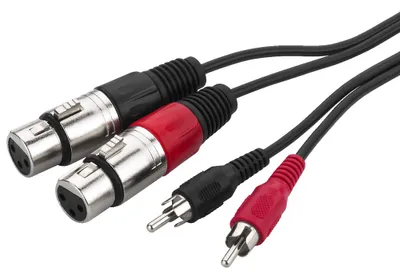 Produktbild von Monacor MCA-127J 1 m Audiokabel