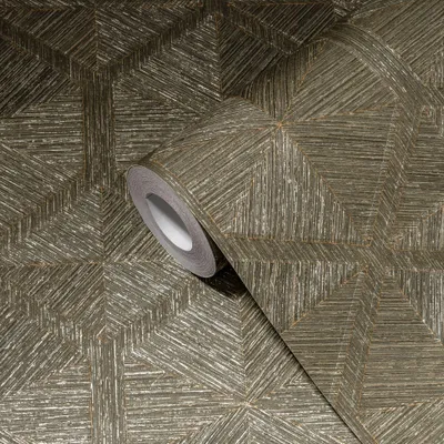 Produktbild von A.S. Creation | 3D Tapete | Vliestapete | Kollektion MY HOME MY SPA | 386904 | Braun | 10.05 x 0.53 m | Geometrisch | Wo