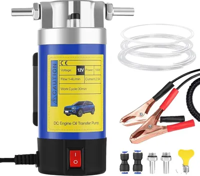 Produktbild von Öltransferpumpe, kompaktes Design, 2-3L/min Durchflussrate, 12V