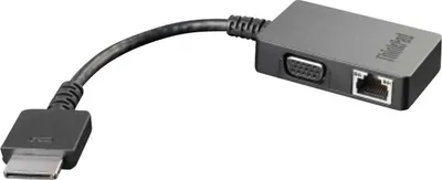 Produktbild von Lenovo 4X90J31060, OneLink+, VGA/RJ45, Schwarz