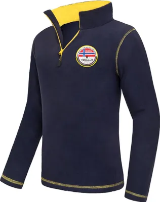 Immagine prodotto di Pullover in pile Nebulus RAMY uomo, caldo pullover in pile, pullover in pile con mezza zip, P5451 - uomo, navy, XXL