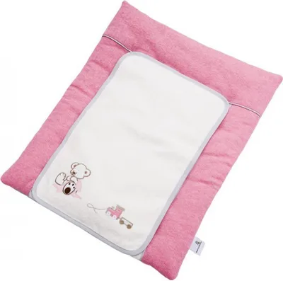 Produktbild von Bebes Collection Wickelunterlage Oskar, rosa, 55 x 70