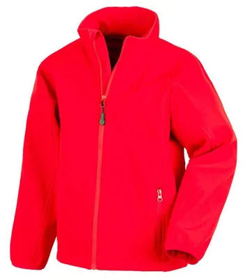 Produktbild von Result Genuine Recycled - Softshelljacke Zum Bedrucken für Kinder LT5977 (128) (Rot)