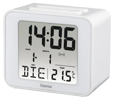 Produktbild von Hama Funkwecker Cube, Weiß