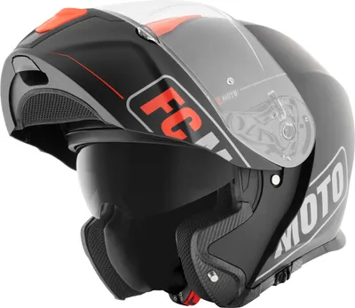Image de FC-Moto Novo Straight casque pliable, noir/orange, S (55/56)