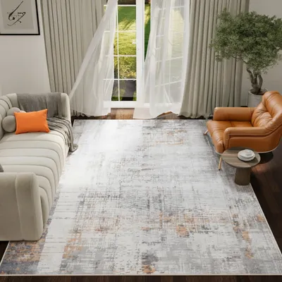 Produktbild von Tapiso Teppich ASH Kurzflorteppich, rutschfest, bedruckt, pflegeleicht, modern 160 x 230 cm