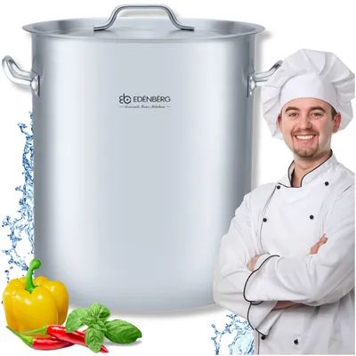 Obrázek produktu pro Velký Hrnec S Poklicí 36,7 L Vysoký
