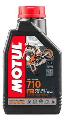 Image de HUILE MOTOCYCLETTE « 710 » 2 TEMPS MOTUL 1 l