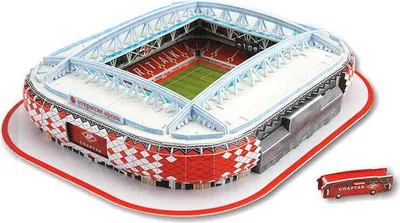 Produktbild von Fußballstadion - SPARTAK MOSKWA "Otkrytije Ariena" - Spartak Moskwa FC - Puzzle 3D 103 Elemente