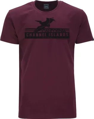 Produktbild von Übergrößen T-Shirt Channel Island schwarz AHORN SPORTSWEAR Maroon Red 3XL